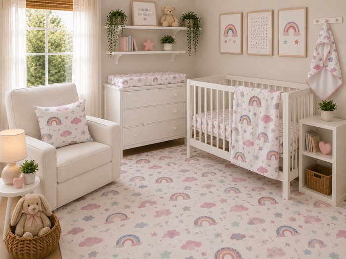 Confetti Rainbows Nursery Set