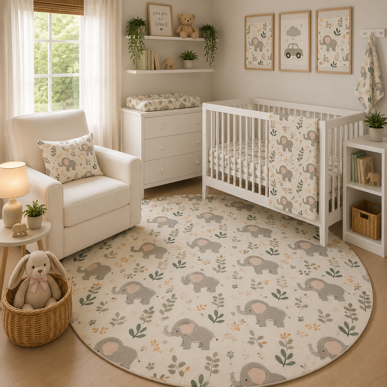 Little Elephants Nursery Set