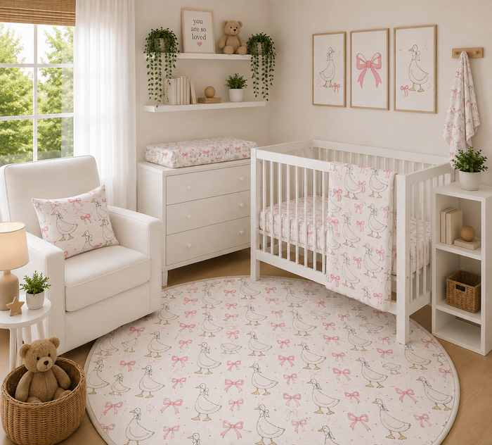 Ribbon Goose Nursery Set