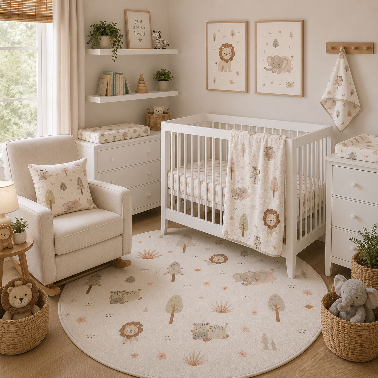 Sleepy Safari Nursery Set