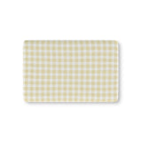 Butter Gingham Crib Sheet