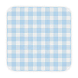 Baby Blue Gingham Hooded Baby Towel