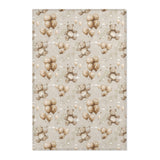 Balloon Bears nursery area rug in a baby room