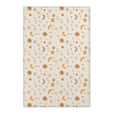 Celestial Bloom nursery area rug in a baby room