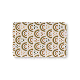 Desert Rainbow fitted crib sheet on a nursery crib mattress