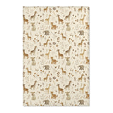 Golden Savanna nursery area rug in a baby room