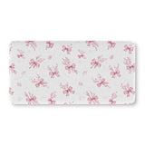 Crimson Bow Crib Sheet