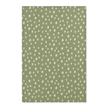 Sage Speckle nursery area rug in a baby room