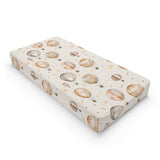 Wandering Balloons changing pad cover on a nursery changing table
