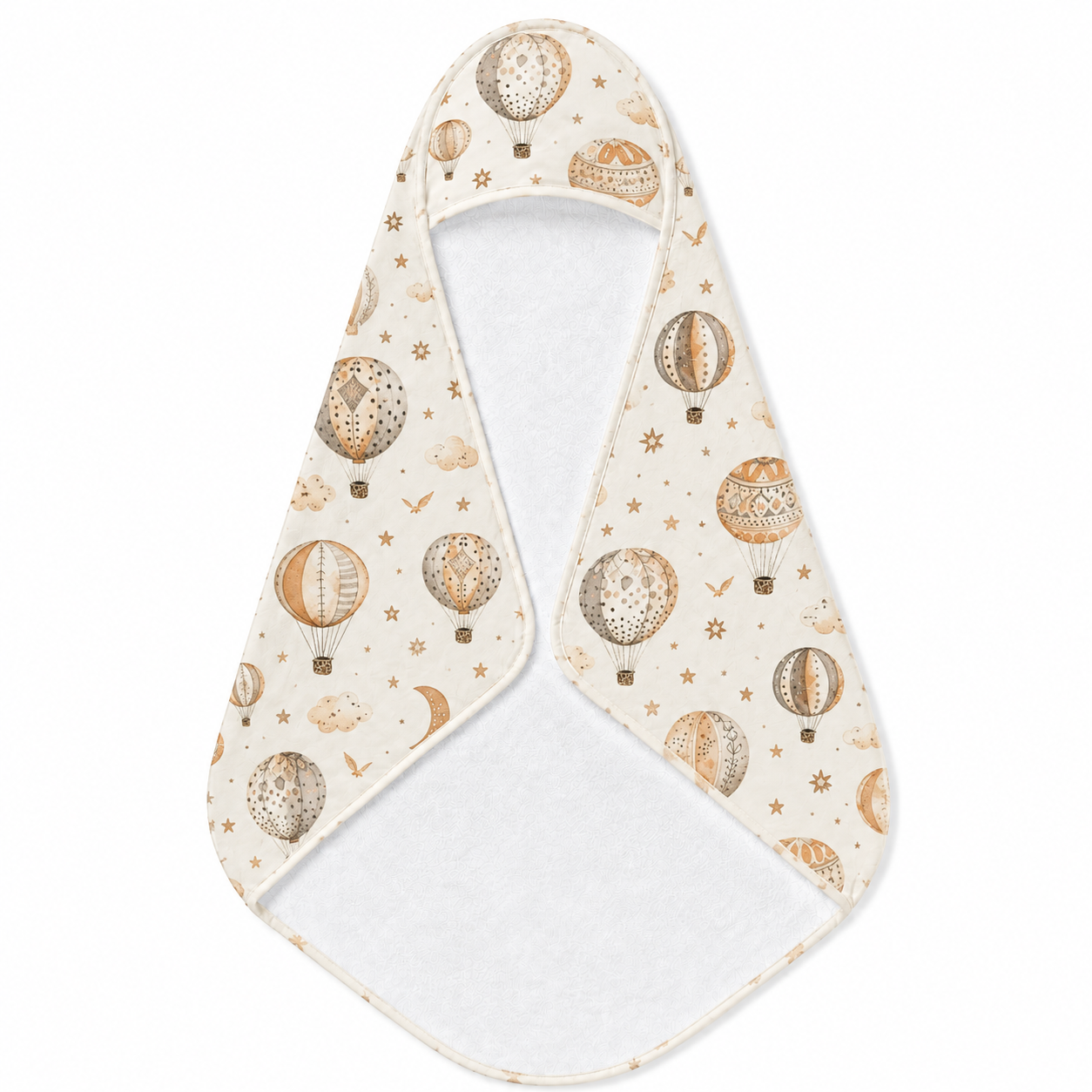 Wandering Balloons Hooded Baby Towel