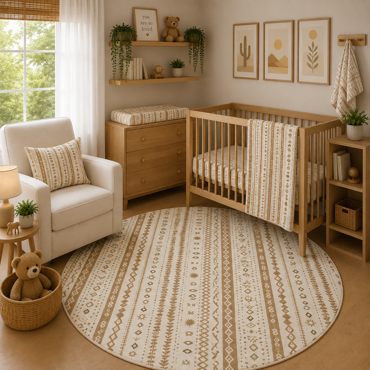 Desert Stripe Nursery Set