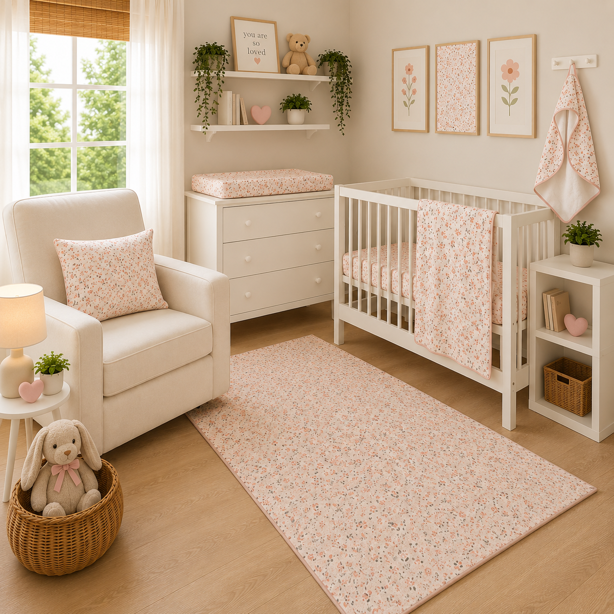 Ditsy Blooms Nursery Set