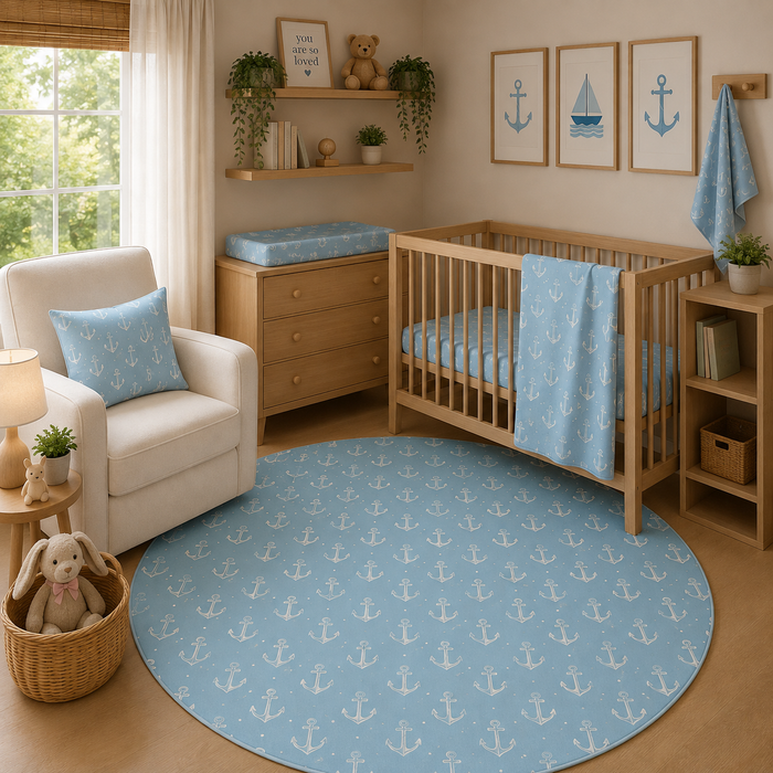 Nautical Anchors Nursery Set