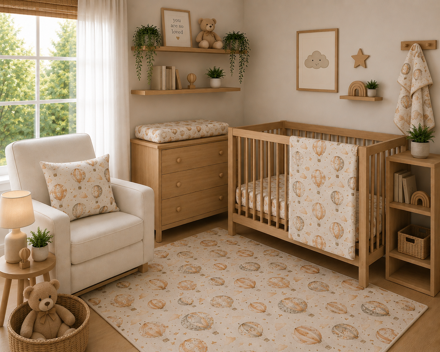 Wandering Balloons Nursery Set