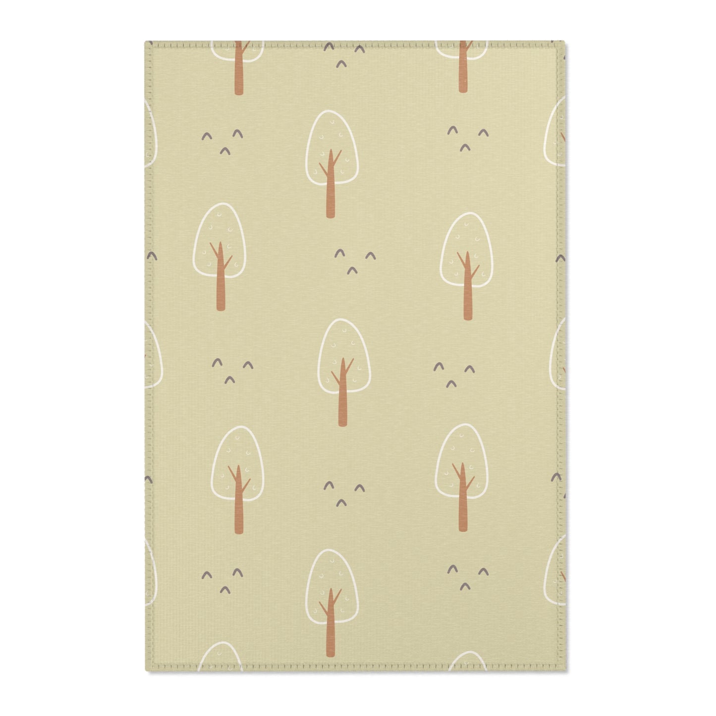 Scandi Forest Nursery Area Rug