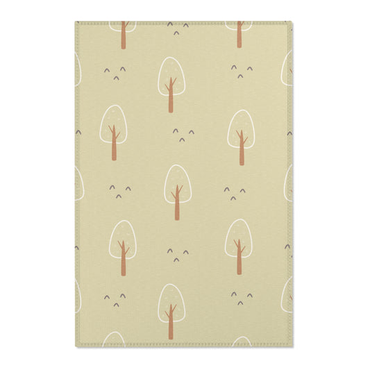 Scandi Forest Nursery Area Rug