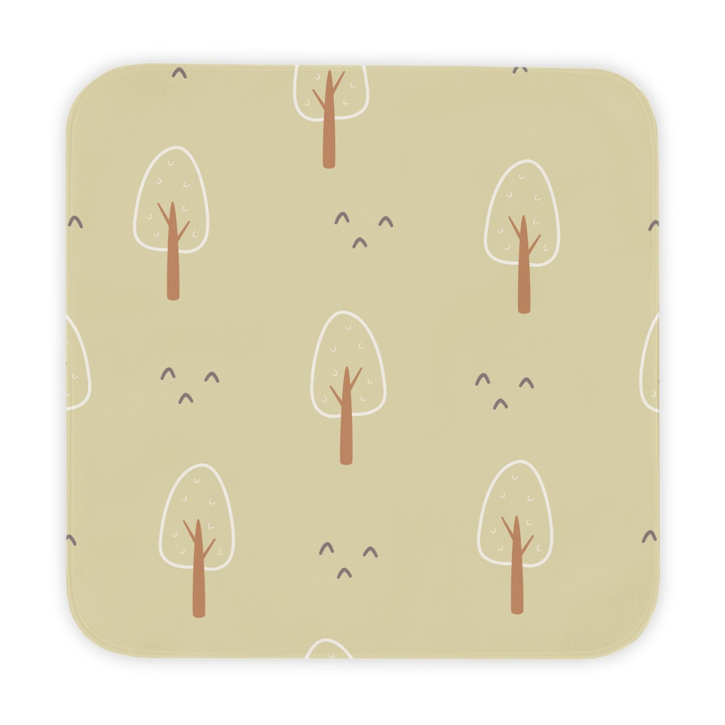 Scandi Forest Hooded Baby Towel