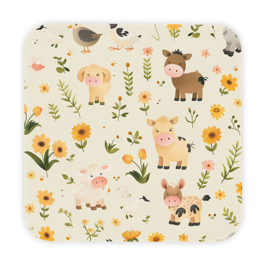 Farmyard Friends Hooded Baby Towel