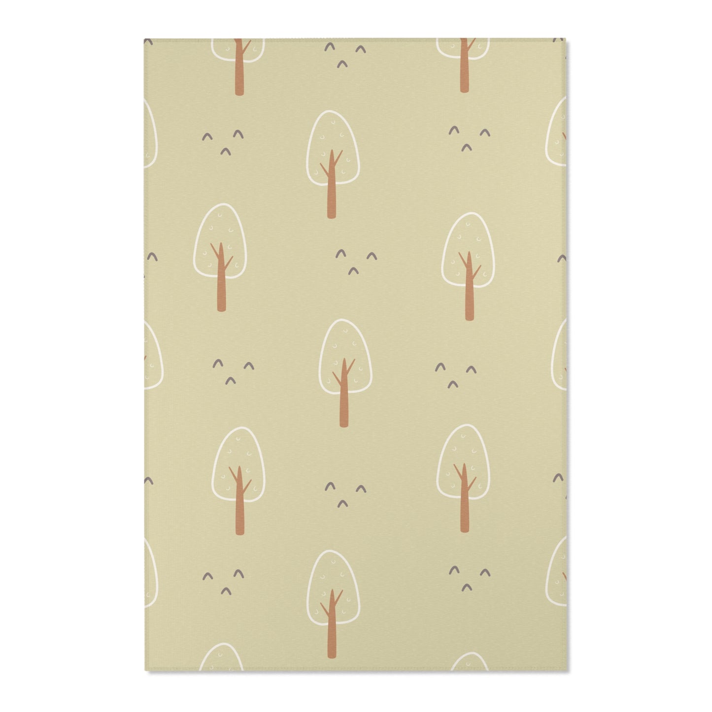 Scandi Forest Nursery Area Rug