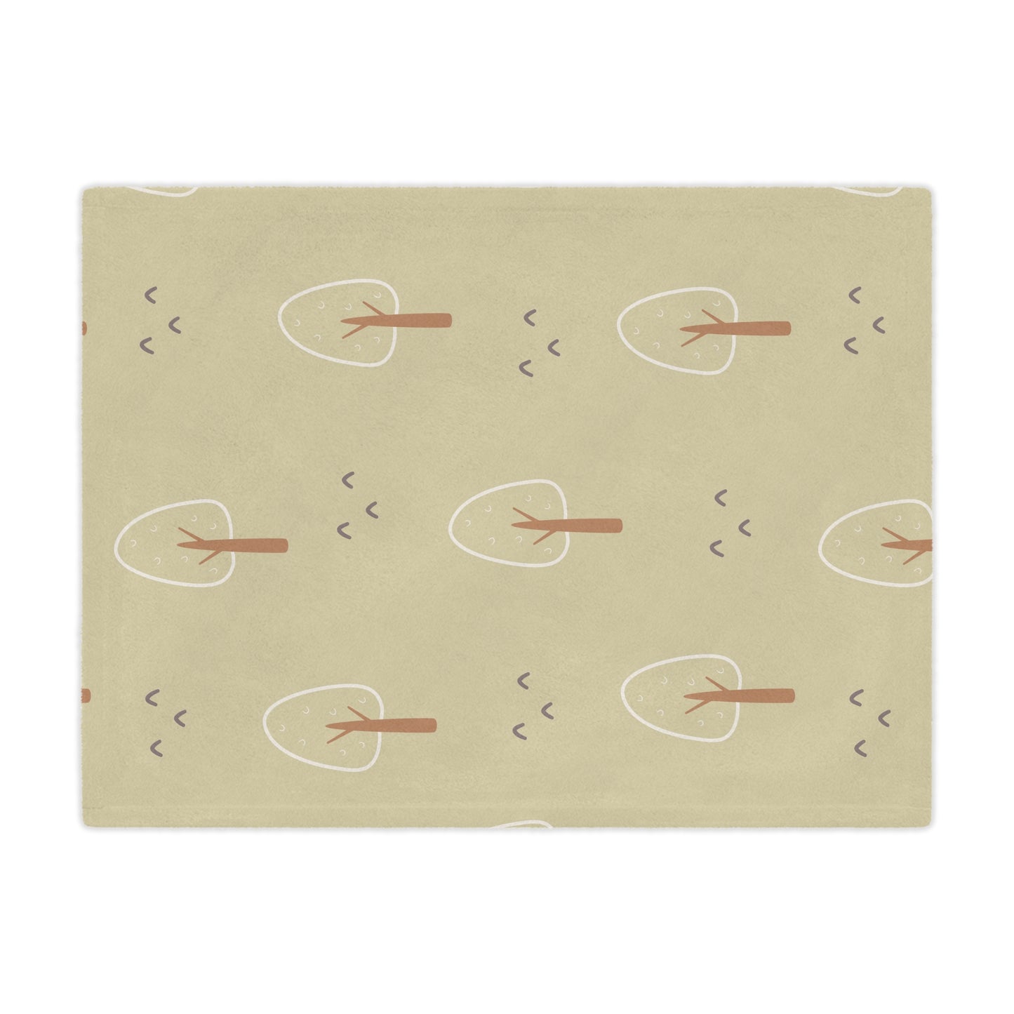 Scandi Forest Minky Baby Blanket