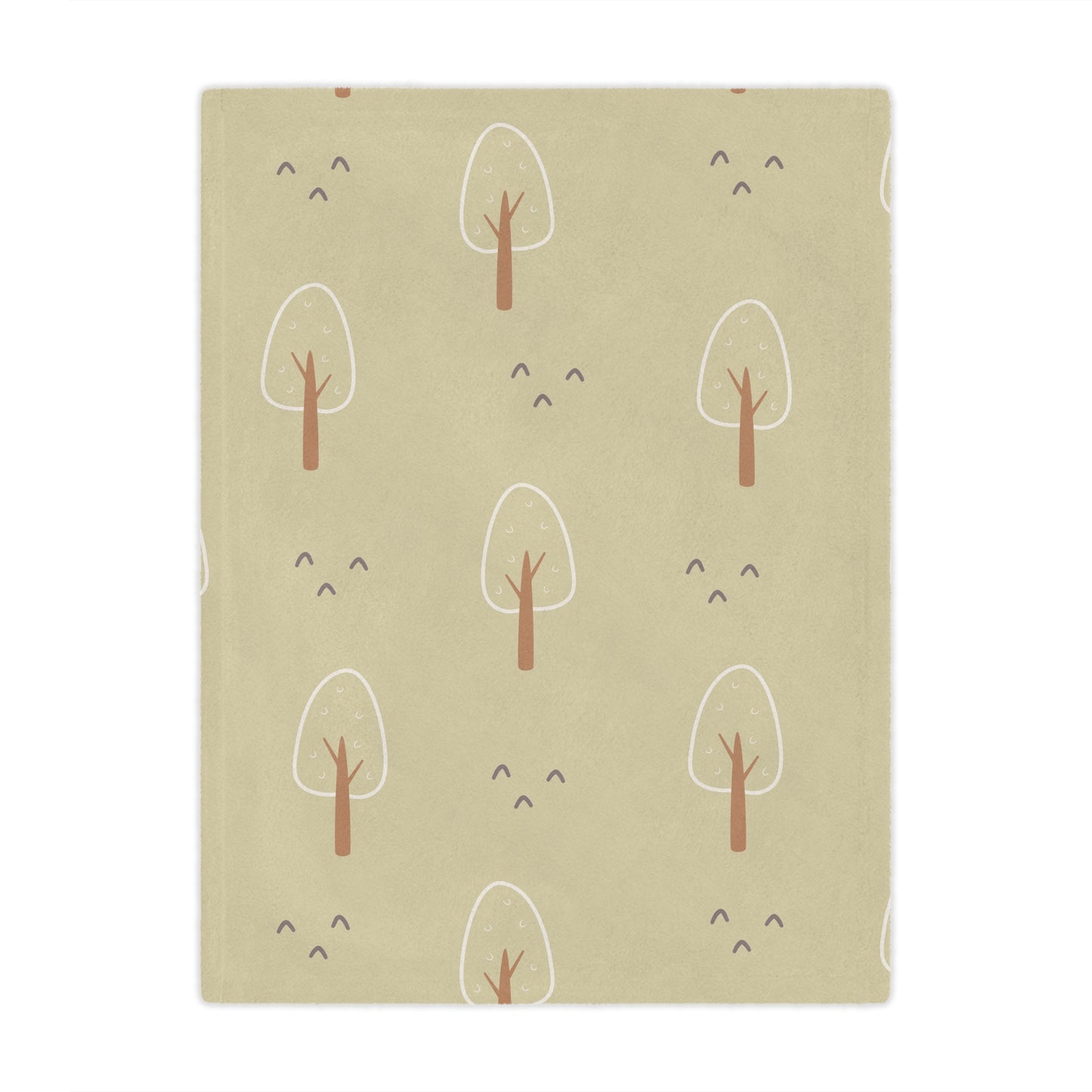 Scandi Forest Minky Baby Blanket