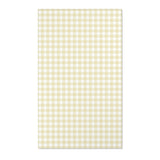 Butter Gingham Nursery Area Rug