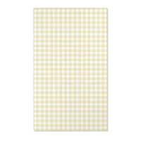 Butter Gingham Nursery Area Rug