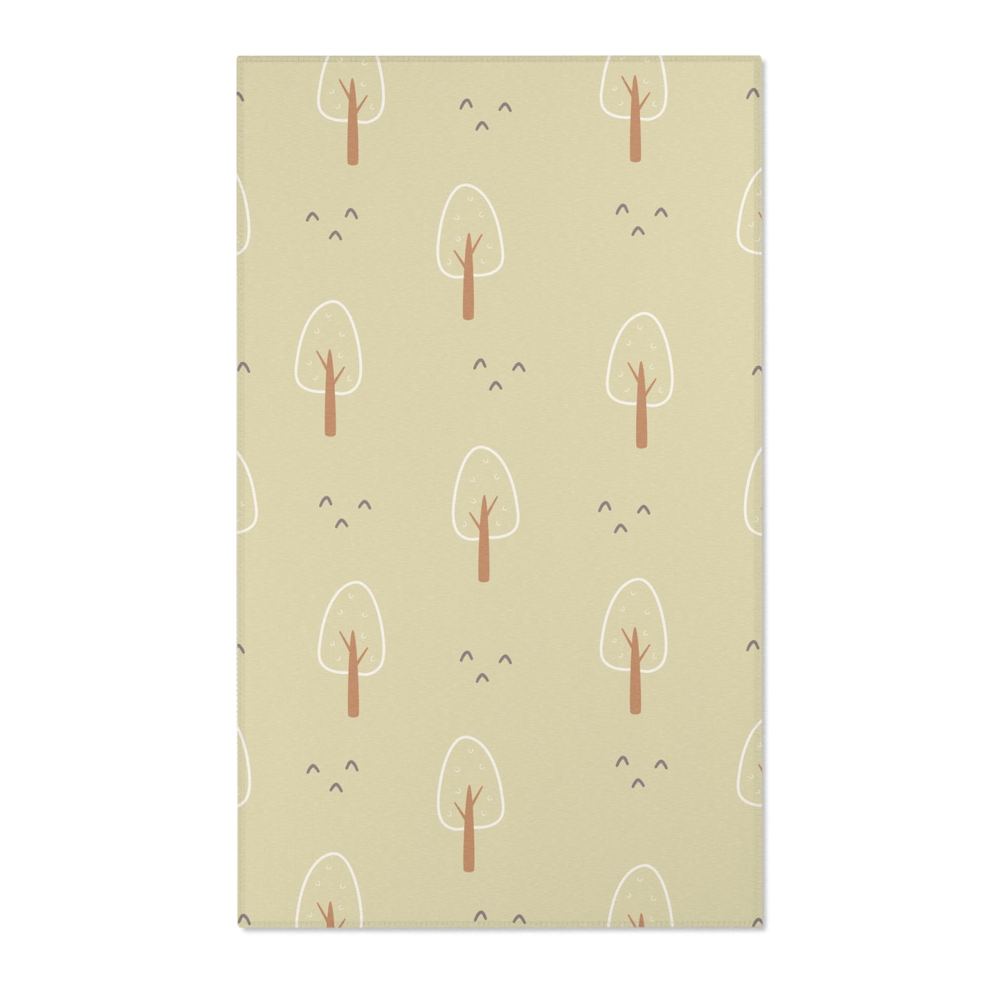 Scandi Forest Nursery Area Rug