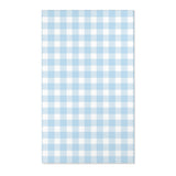 Baby Blue Gingham Nursery Area Rug