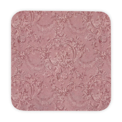 P49 - Hooded Baby Towel - Vintage Pink Barok