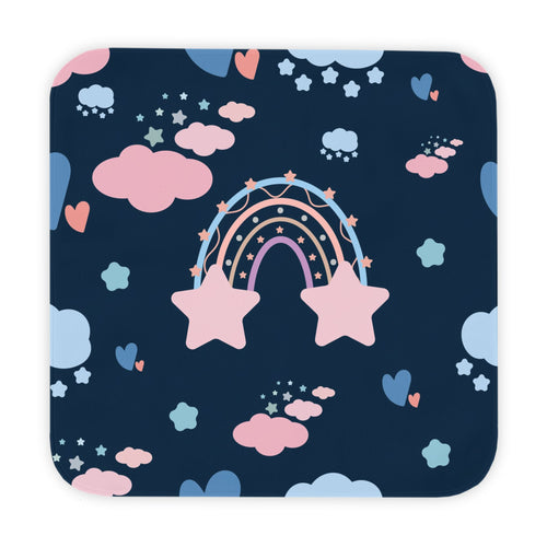 P43 - Hooded Baby Towel - Celestial Rainbow