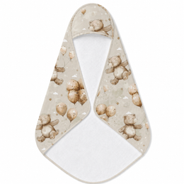 Balloon Bears Hooded Baby Towel