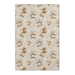 Balloon Bears nursery area rug in a baby room