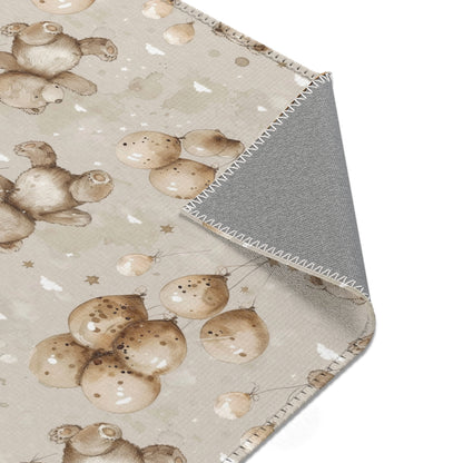 Balloon Bears area rug in the medium size