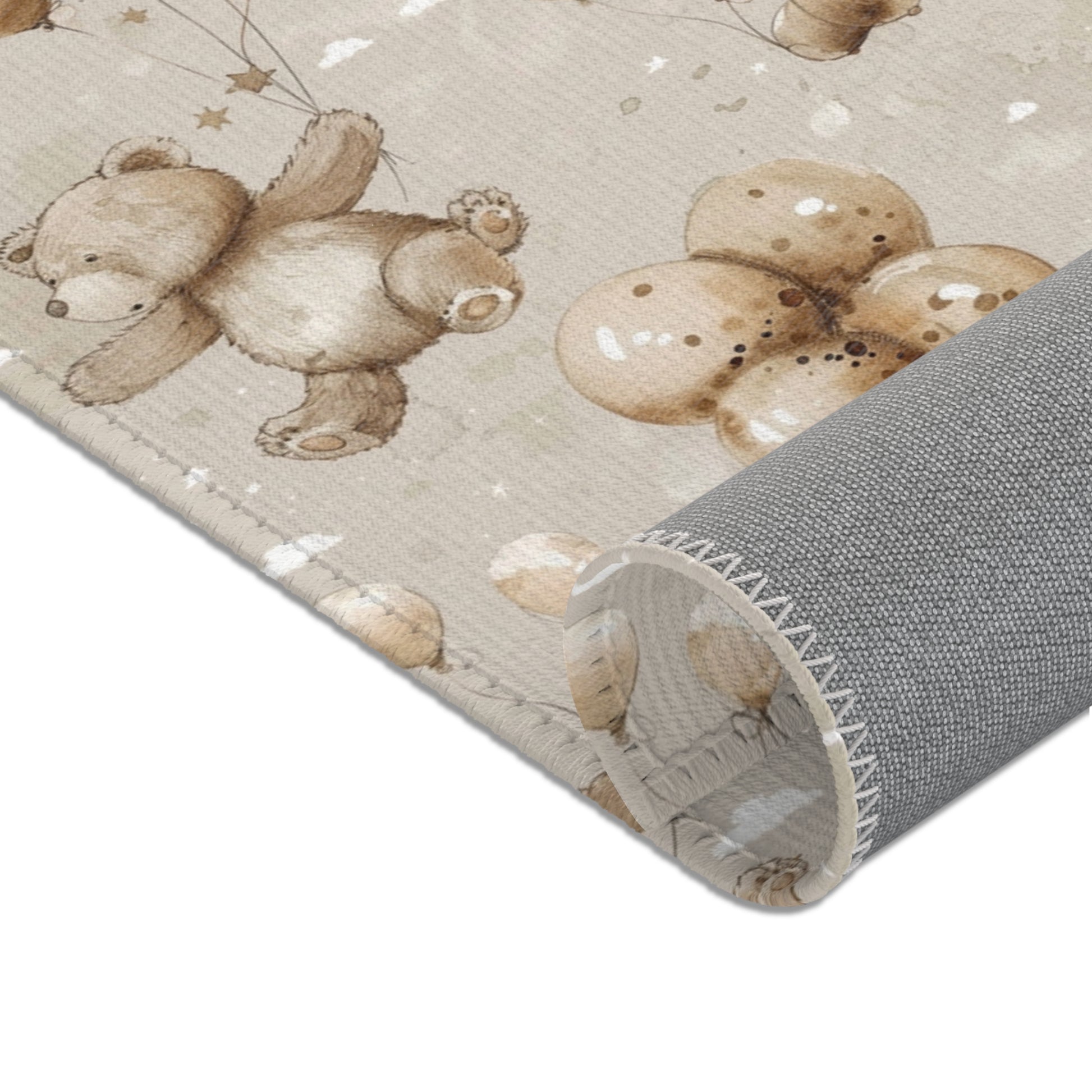 Balloon Bears area rug in the large size