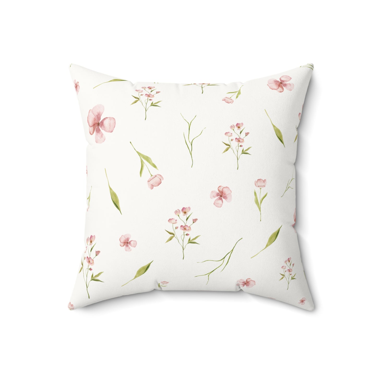 Blush Blossom accent pillow in a baby girl's nursery