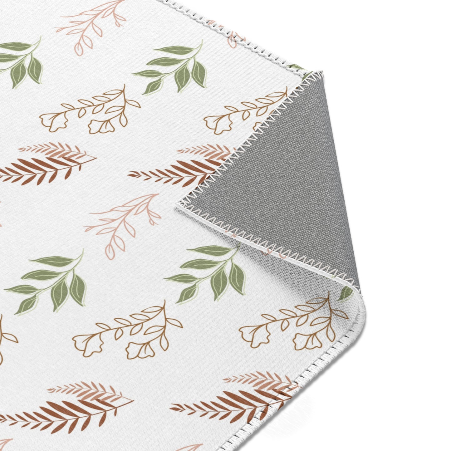 Boho Botanical area rug in the medium size
