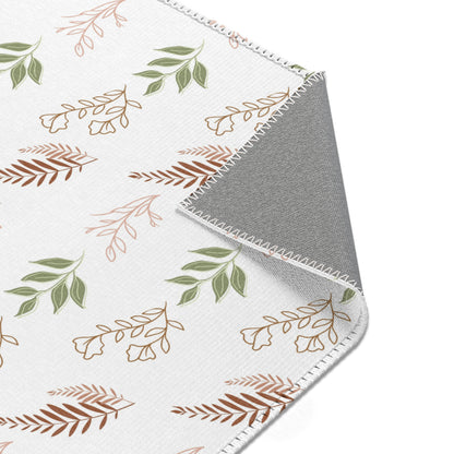 Boho Botanical area rug in the medium size