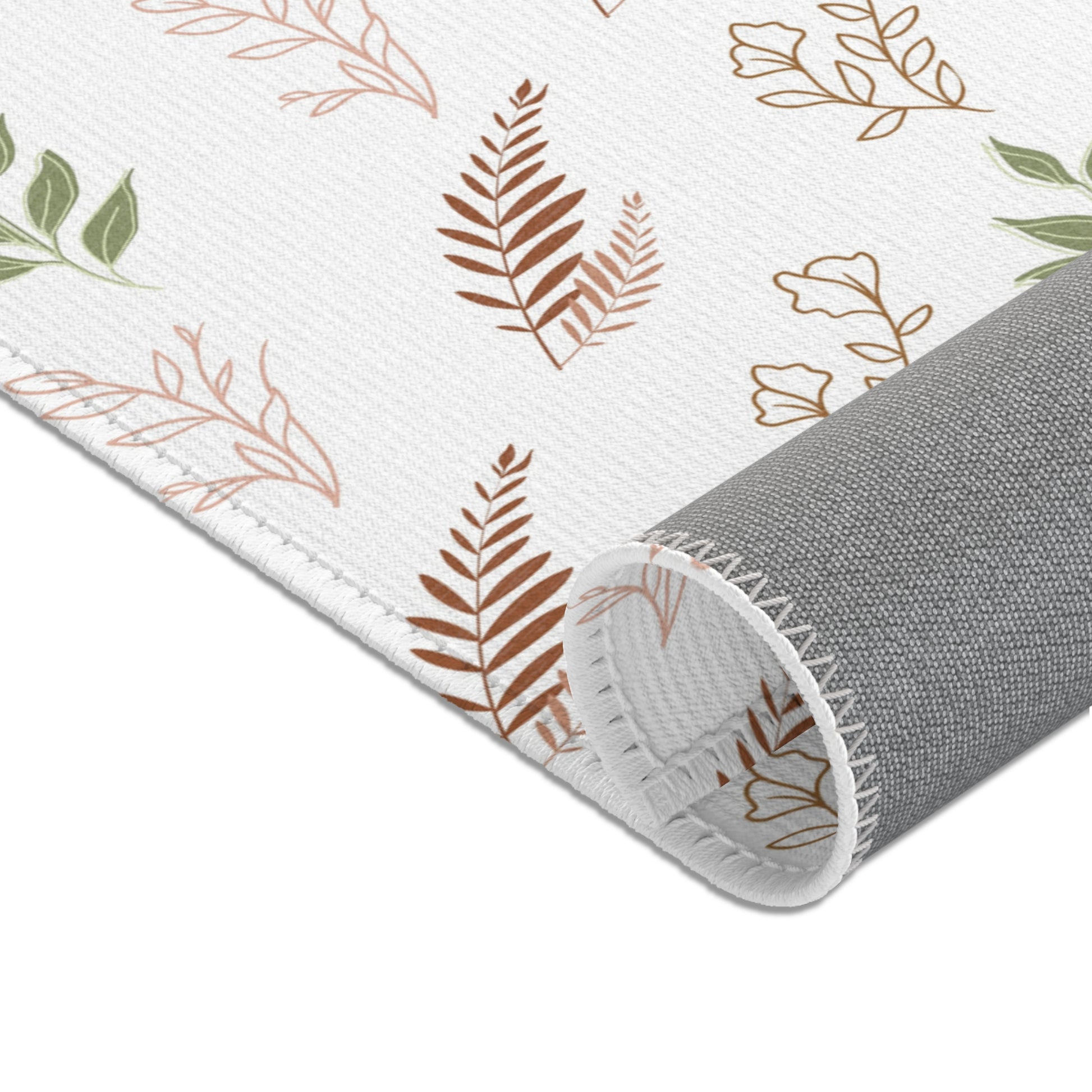Boho Botanical area rug in the large size