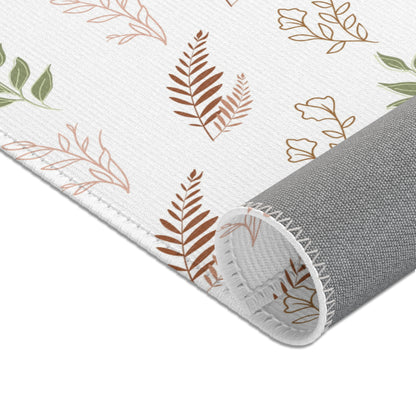 Boho Botanical area rug in the large size