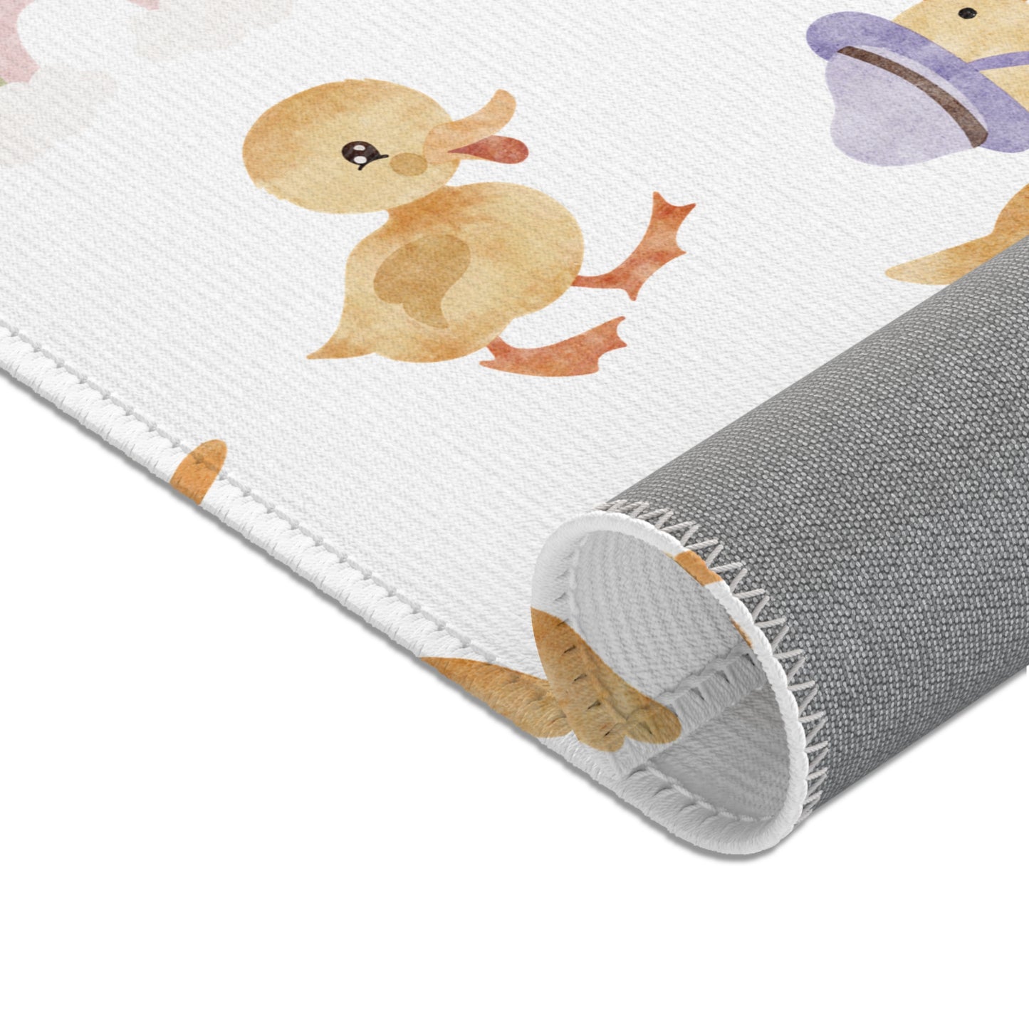 Bonnet Ducklings area rug in the small size