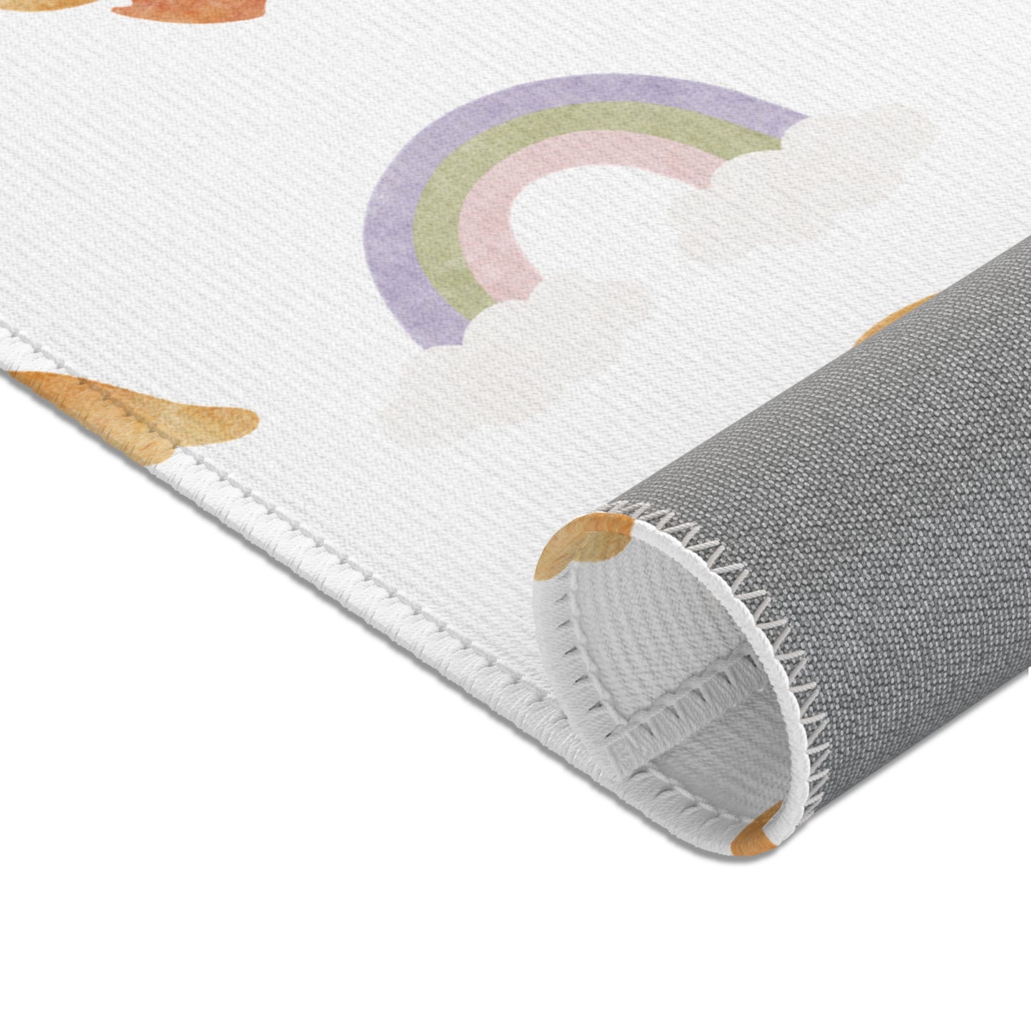 Bonnet Ducklings area rug in the large size