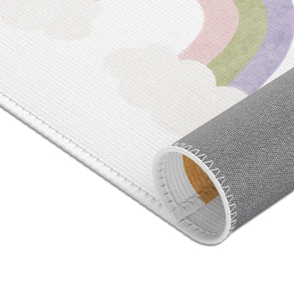 Bonnet Ducklings nursery area rug for a baby room floor