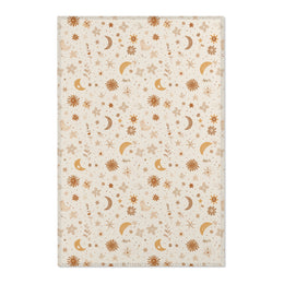 Celestial Bloom nursery area rug in a baby room