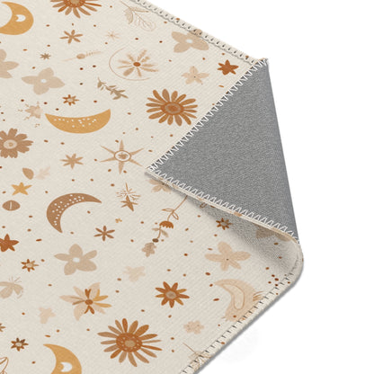 Celestial Bloom area rug in the medium size