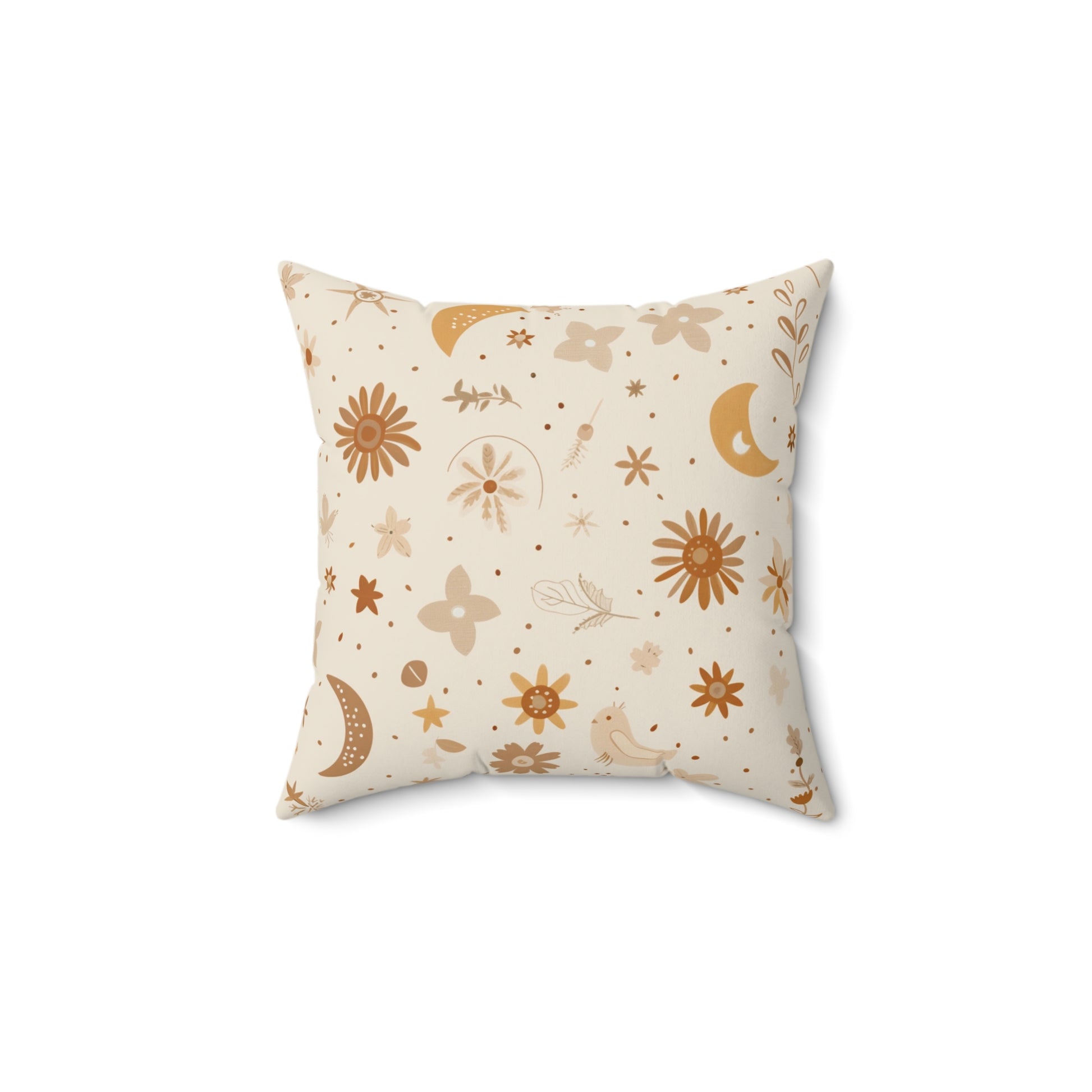Celestial Bloom pillow in the 18 inch square size
