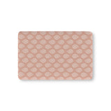 Clay Paisley fitted crib sheet on a nursery crib mattress