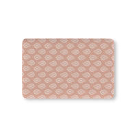 Clay Paisley fitted crib sheet on a nursery crib mattress