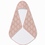 Clay Paisley hooded baby towel wrapped around a baby