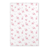 Crimson Bow nursery area rug in a baby girl's bedroom